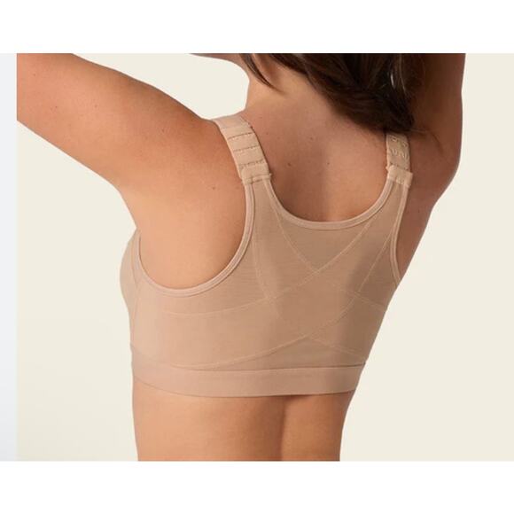 Brand New Leonisa Women's Size 38B Firm Compression Light Brown Bra - Picture 2 of 9